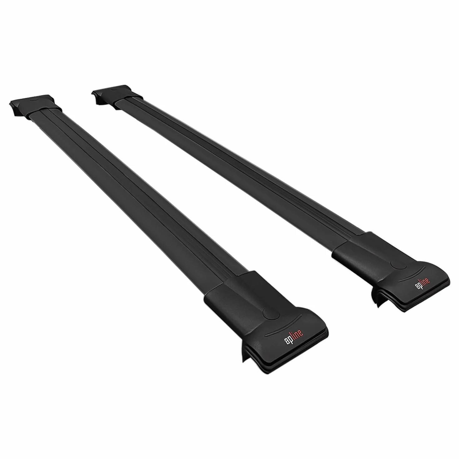 Compatible con Cupra Formentor (SE316) 2020-2026 Modelo Fly Barra de Techo Auto Portaequipajes Barras Transversales Negro Aluminio 2 Barras