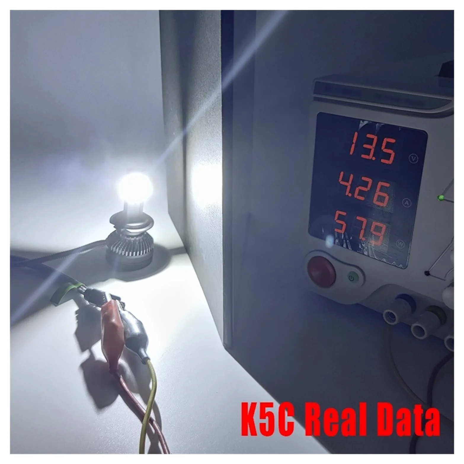 K5C H4 H11 Led 4300K ​​110W H1 H7 bombilla de faro Led doble tubo de cobre 3000K Kit de luz Led for coche HB3 9005 HB4 9006(4300K White Yellow,H1)