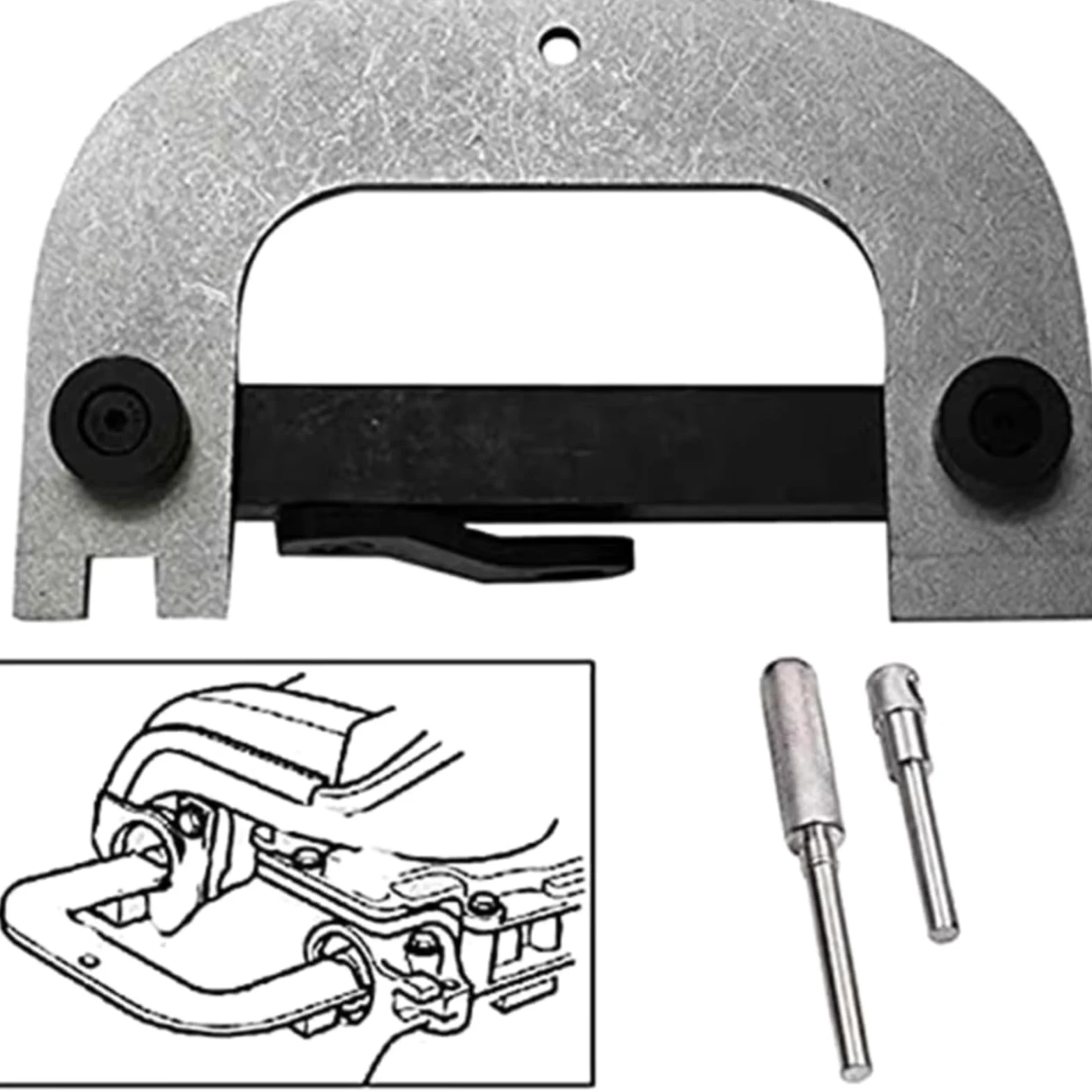 herramientas árbol levas Kit Compatible Con Opel Para Vivaro 2001 2002 2003 2004-2011 Juego Extractor Piñón Cuña Posicionamiento Árbol Levas Agarre Polea Cigüeñal Coche