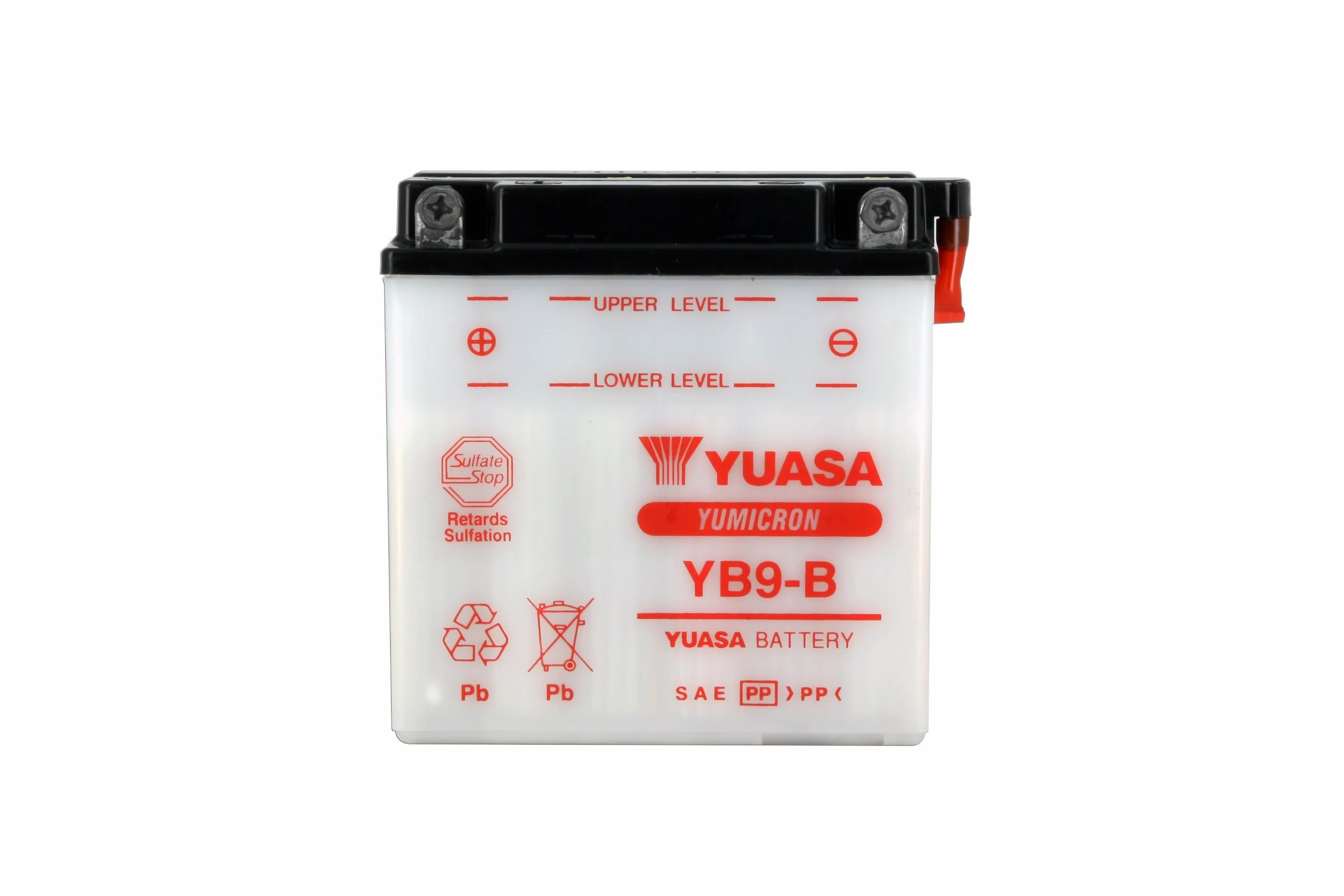 Batería Yuasa Yb9-b con mantenimiento