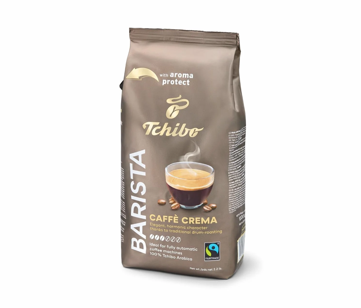 Tchibo Barista Caffè Crema café en grano 1 kilo