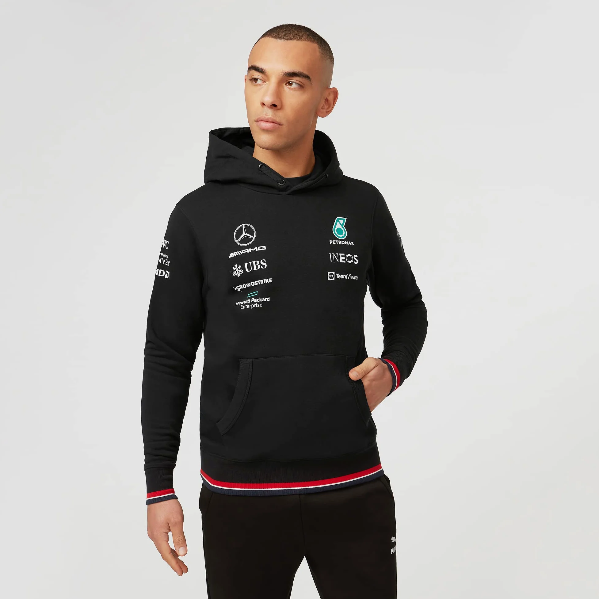 Mercedes AMG Petronas Formula One Team - Sudadera con Capucha Oficial de la Fórmula 1, colección 2022 Team