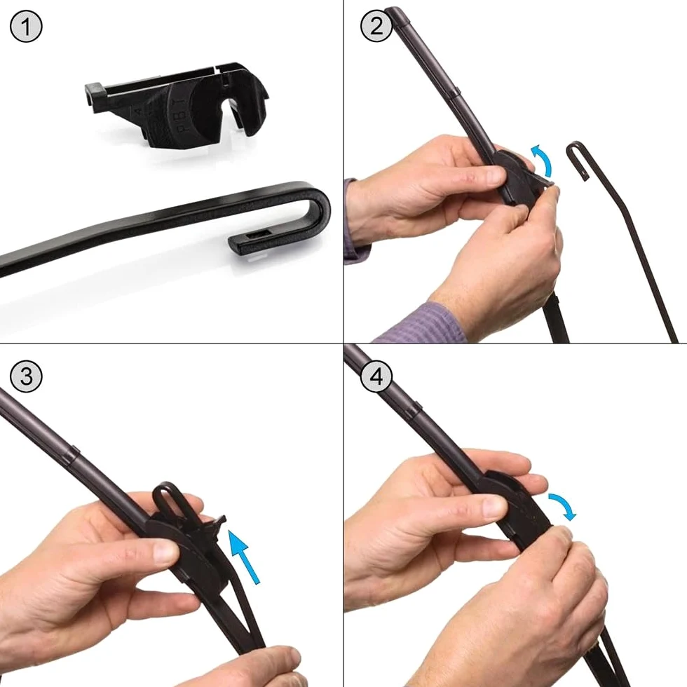 Mossa Escobillas delanteras adecuadas para Nissan Qashqai II (2013-2021) PA | Crossover