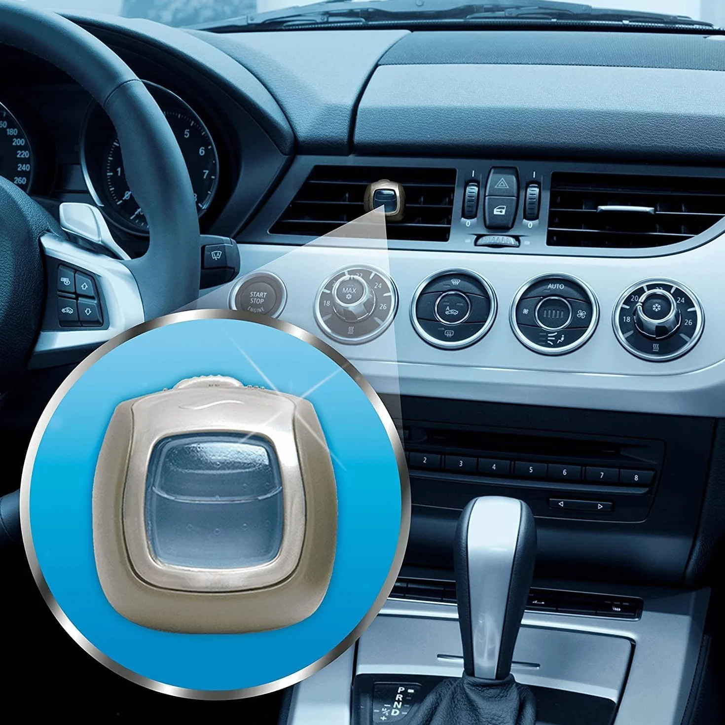 Ambi Pur Car Océano Difusor Y Fragancia Para Ambientador De Clip Para Coche 2ml 6 Unidades, EliminarLos Olores En El Coche