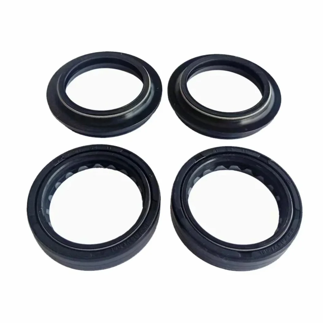 Retén Aceite para Harley-Davidson Touring FLHRI/FLHS/FLHT/FLST/FLT/FLTC/FLTRI 1340, Cubierta Antipolvo del Sello de Aceite de la Horquilla Delantera de 41x54x11mm