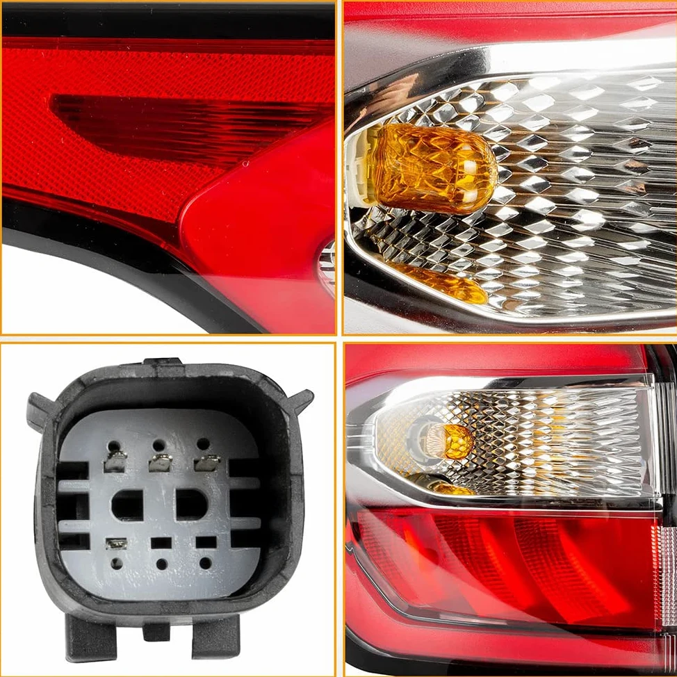 Coche Montaje De luces Traseras Para Ford Kuga 2017 2018 2019, lámpara trasera Luz Indicadora De Señal De Giro Coche Faro Trasero Accesorios, outside-left