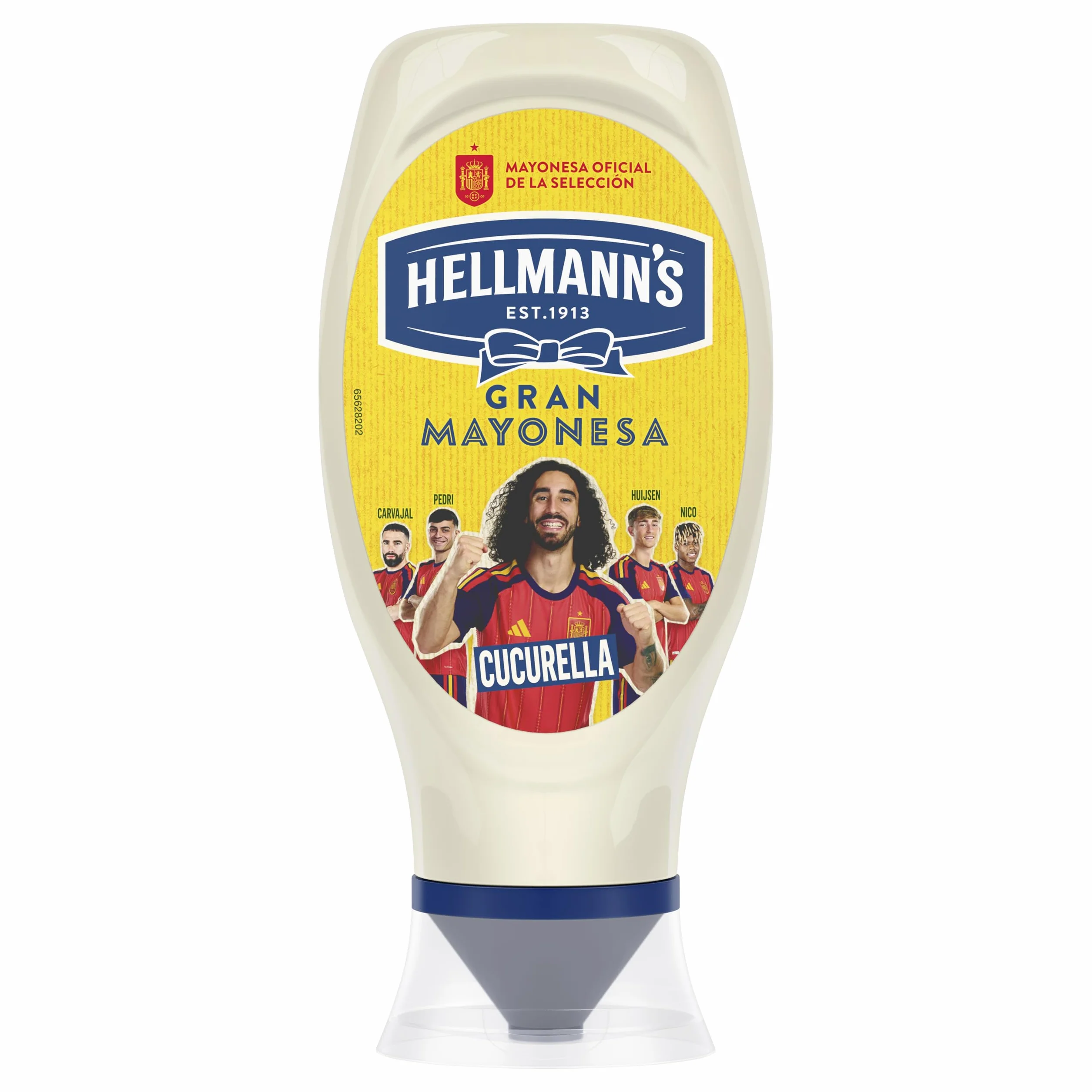Hellmann's Gran Mayonesa Bocabajo Sin lactosa Sin gluten 430ml