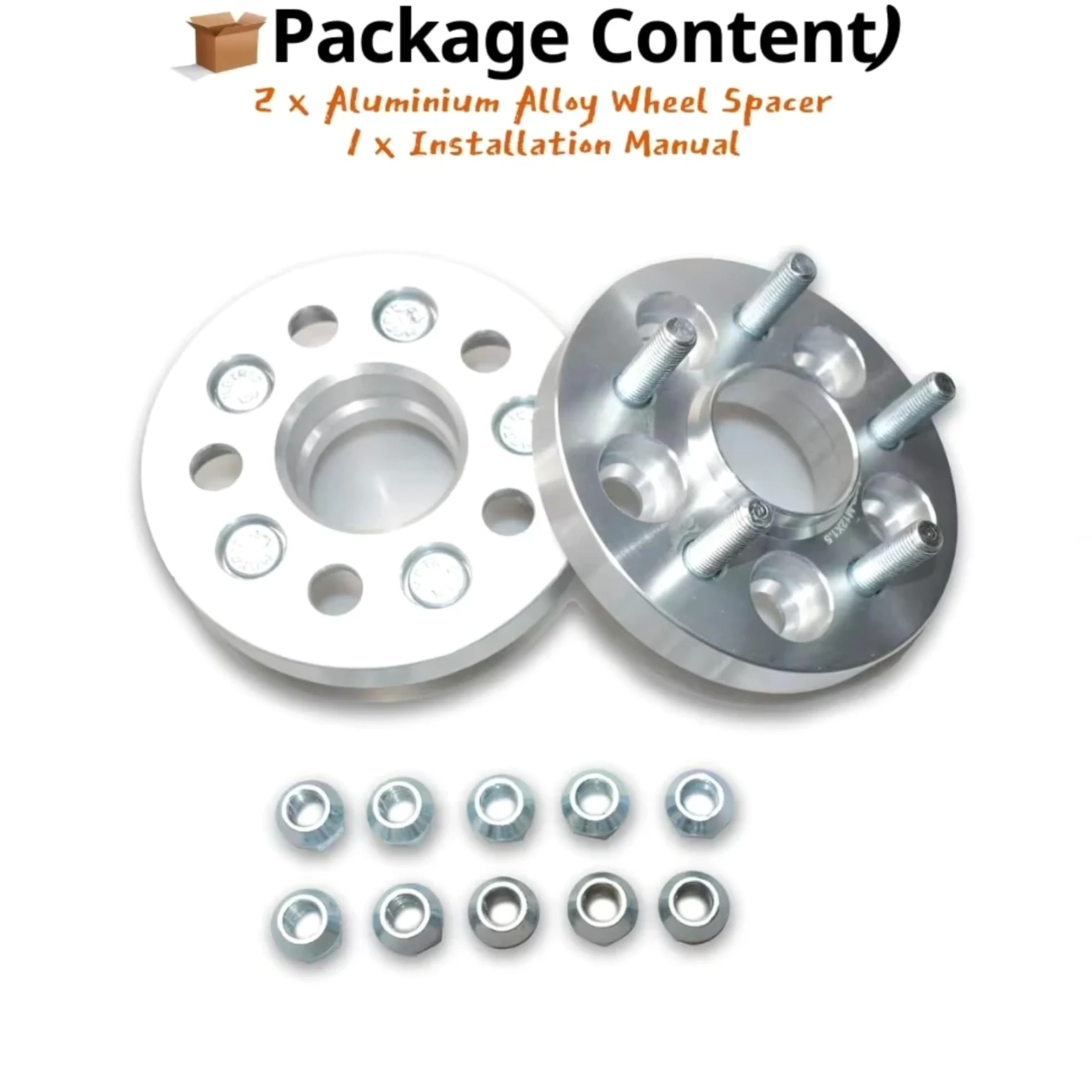 2 Uds Junta Espaciadora De Rueda PCD 5X100 Diámetro Para Cubo 56MM M12X1.5 Compatible Con Subaru Para Impreza 2000-2016 Para Subaru XV 2010-2012 Espaciadores Rueda Coche