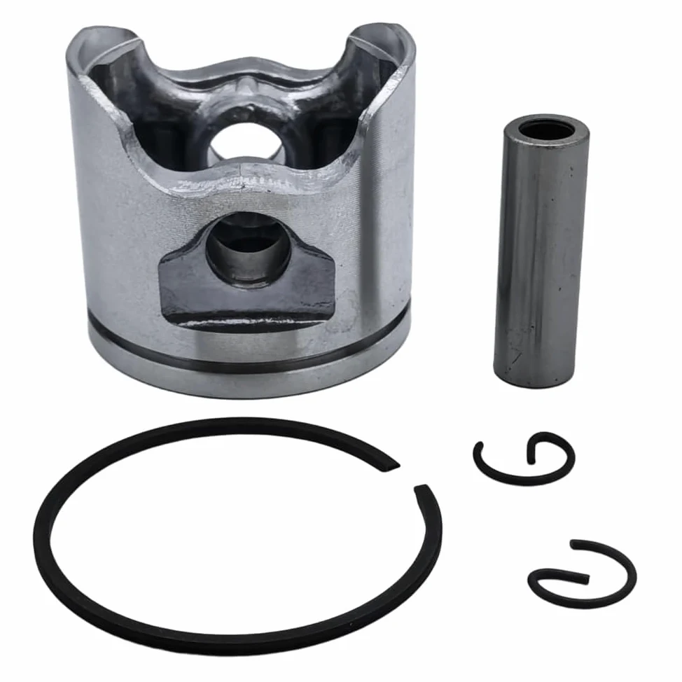 RUURUU​​ Kit de pistón cilíndrico chapado en Nikasil de 42 mm para motosierras Husqvarna 340, 345E, 350EPA y Jonsered CS2141, CS2145, CS2150