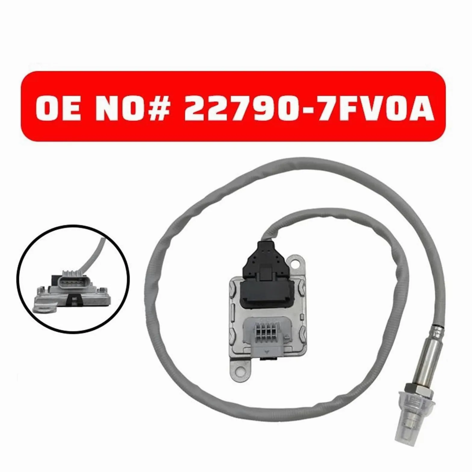 Sonda del Sensor Nox Sensor De Óxido De Nitrógeno (NOx) 22790-7FV0A Para Nissan Para X-TRAIL III T32 T32R 1.6 DCi 22790-7FV0A Sensor Óxido Nitrógeno