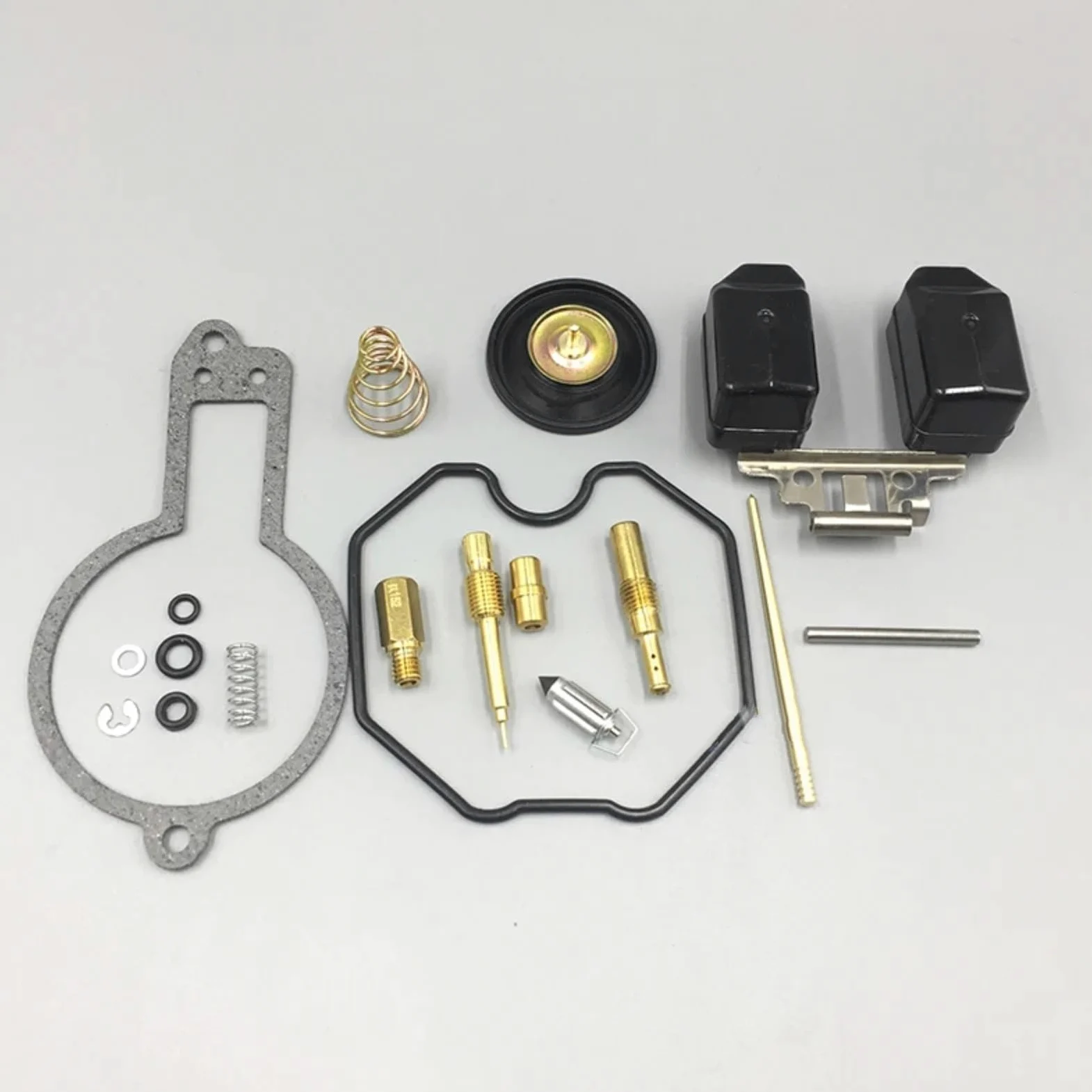 Kit Carburador Repuesto Kit De Reconstrucción Reparación De Carburador Para XR600R 1988-1999 2000 Conjunto Flotador, Diafragma De Émbolo Con Juego De Válvula De Corte De Aire Flotante(4 set)