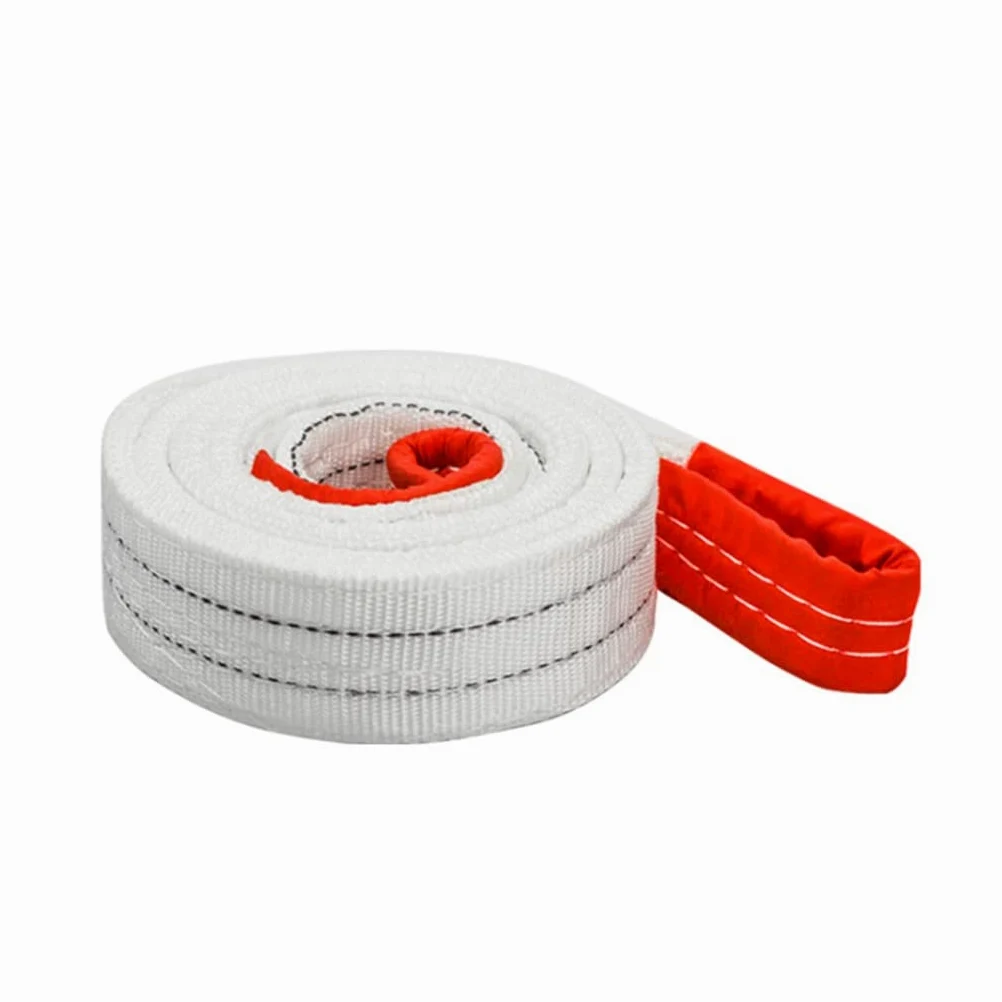 Eslinga de elevación Ajustable de cincha, eslingas de poliéster para elevación, Remolque y tracción de 1 a 10 m (2 t, 300 cm).