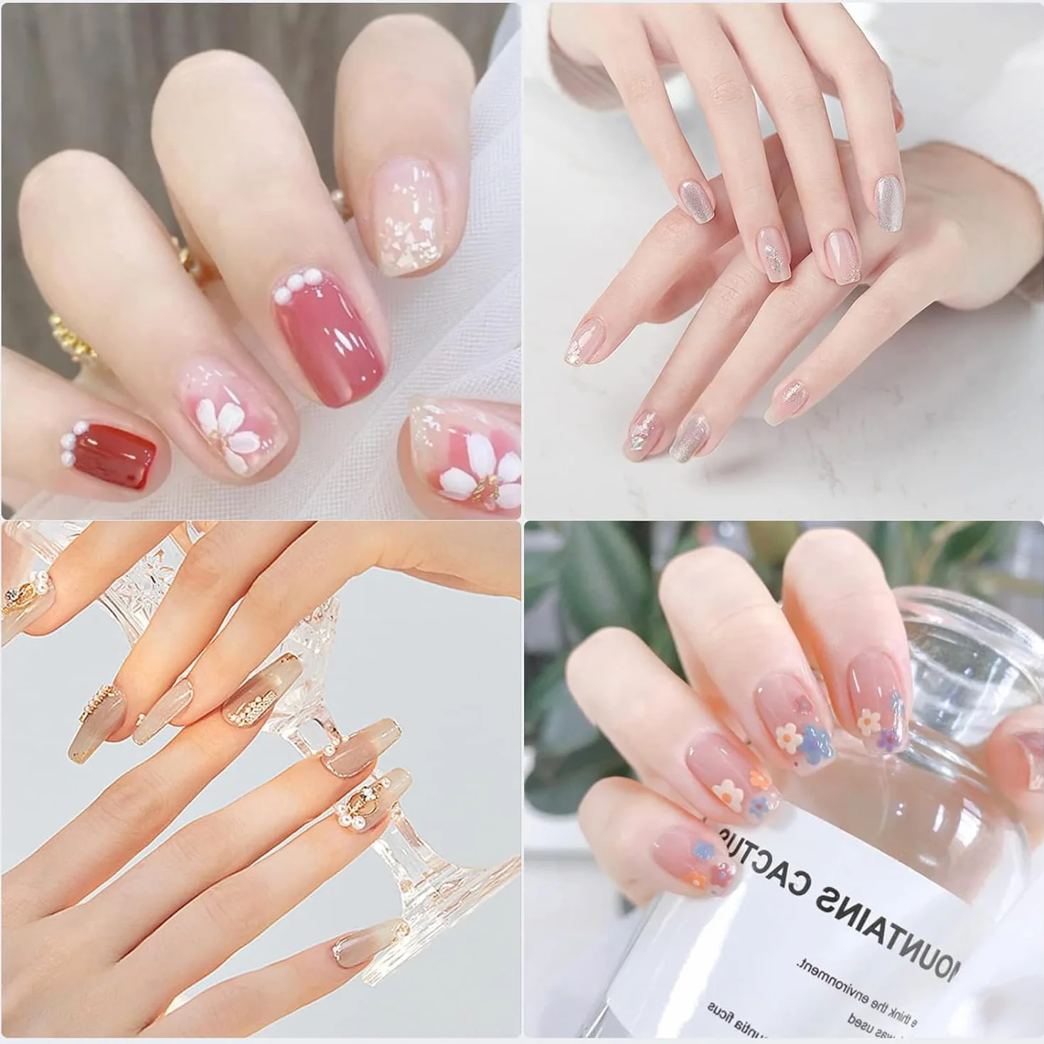 15pcs Pinceles Para Uñas, Pincel Acrílico de Gel Para Diseño de Arte de Uñas DIY