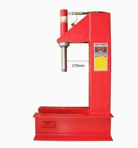 GOWE Prensa hidráulica manual de taller 10T para reparación de automóviles, camiones, coches, herramienta hidráulica