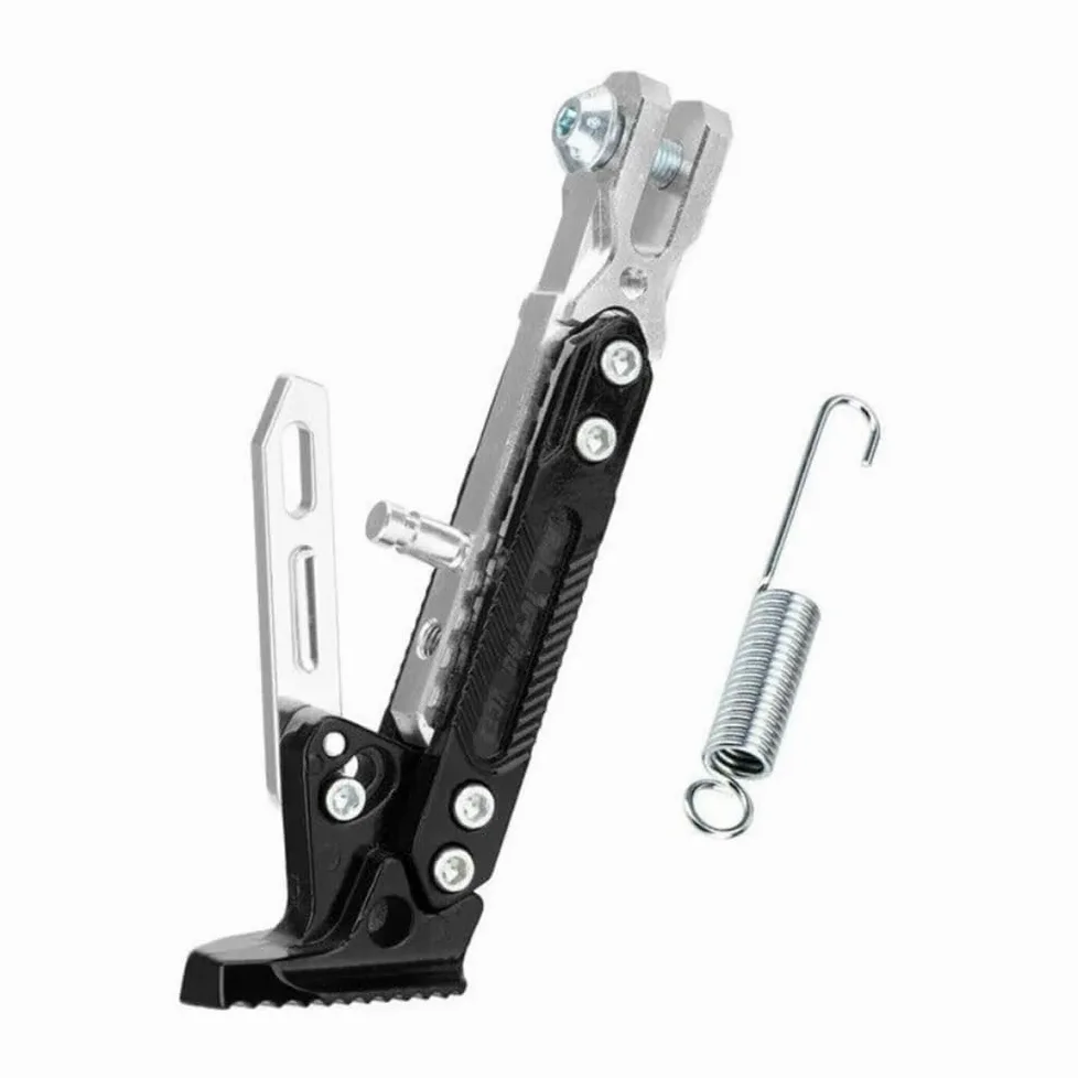 Pata Soporte Apoyo Caballete Lateral Ajustable para Motocicleta Y Bicicleta, Soporte De Apoyo para Accesorios Estacionamiento Universales