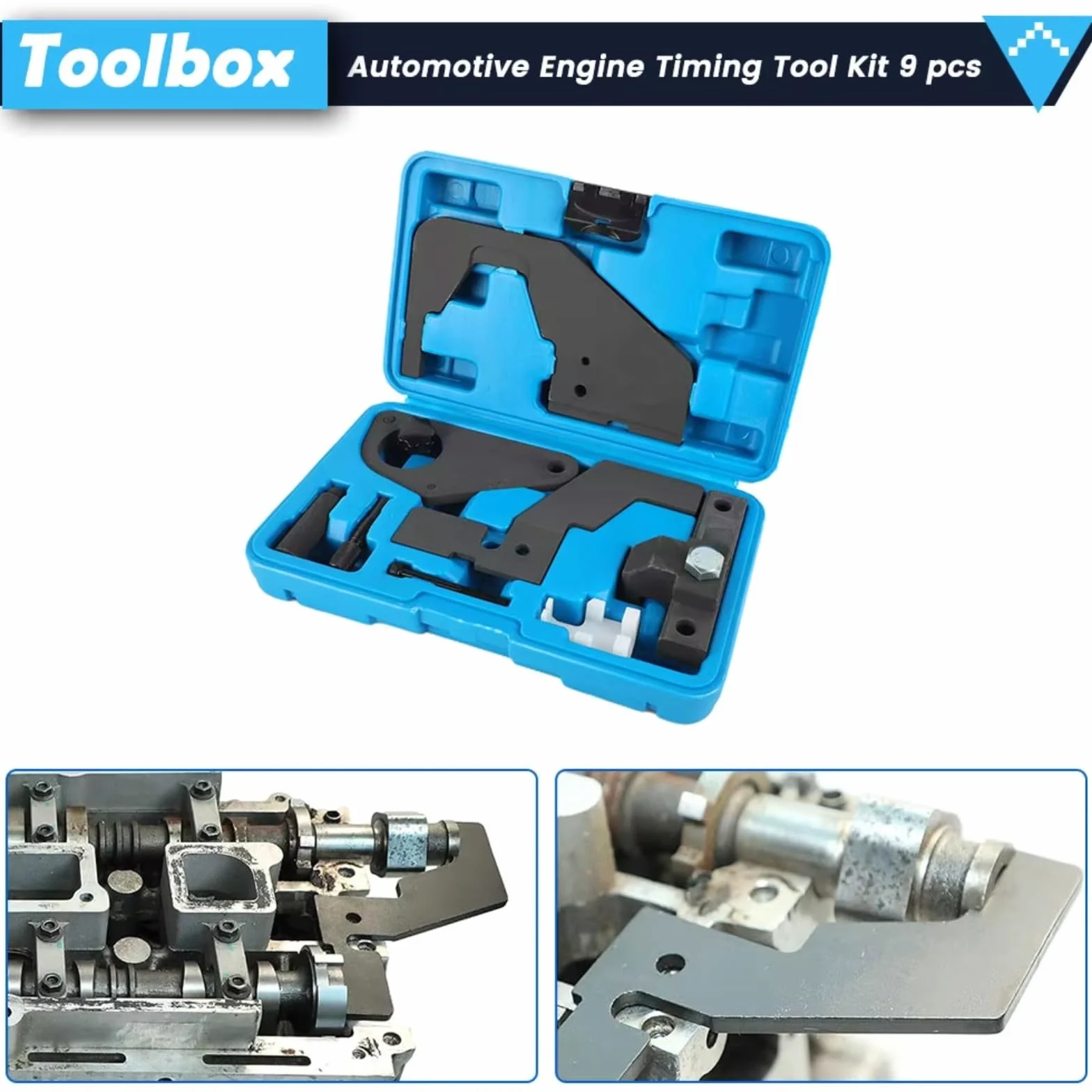 Kit Calado Distribucion Compatible con Ford para Explorer para Mustang para Focus RS 2.3L para EcoBoost 2017 2018 2019 Herramienta Bloqueo Sincronización Árbol De Levas Motor