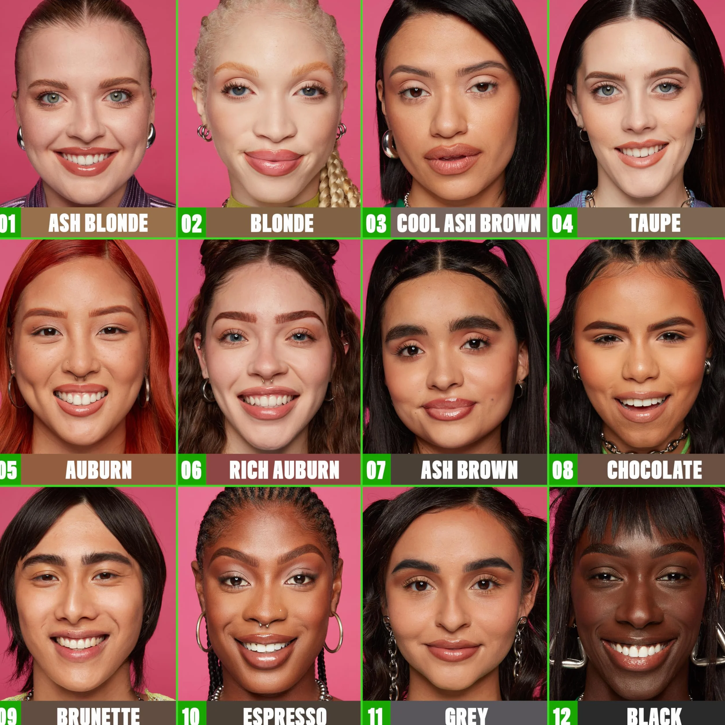 NYX Professional Makeup Lápiz de Cejas Doble Punta 05 Auburn Cejas Definidas Fórmula Vegana