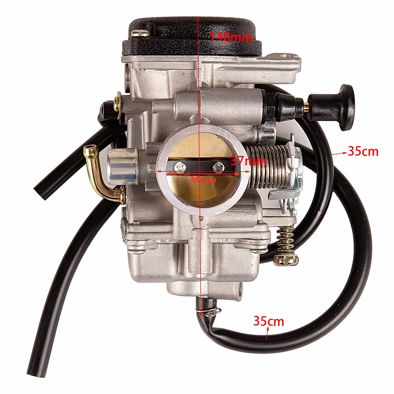carburador de desbrozadora de gasolina Carburador de motocicleta PD30 30mm para JIANSHE para QingQi 250 JS GXT QM250GY ATV para Quad Motercross piezas Manual Choke Carb