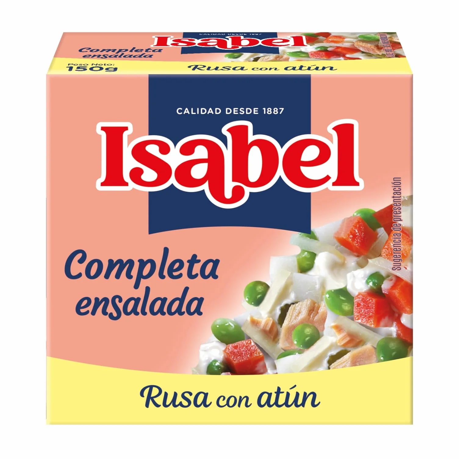 Isabel ensalada rusa con atún, 3 latas de 150g