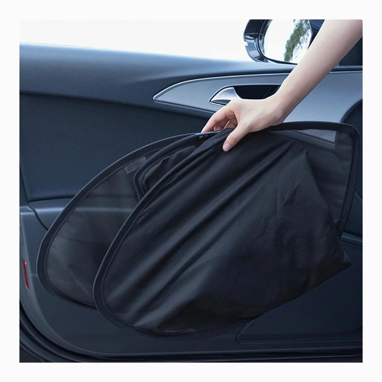 Parasol Ventanilla Coche Parasol para Parabrisas Delantero Y Trasero para X5 E70 2007-2013 Malla para Ventana Lateral De Verano Parasoles(4piece Side)