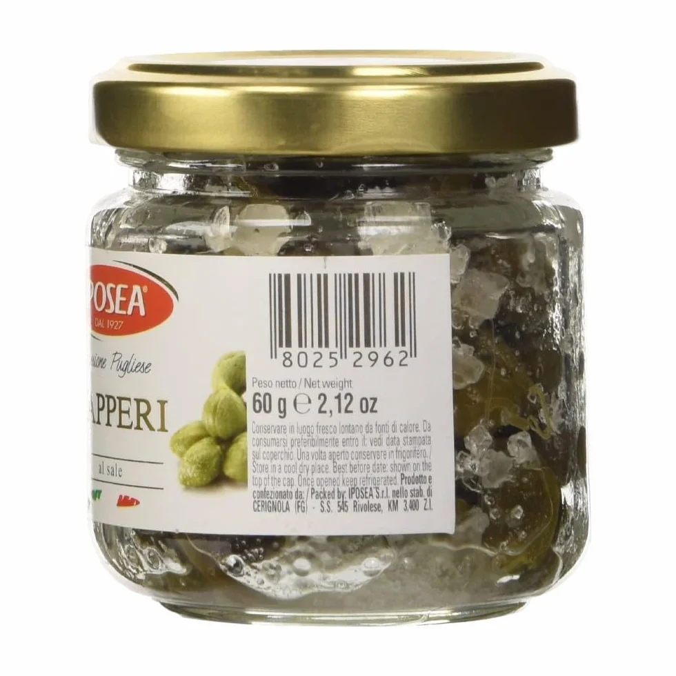 Alcaparras Iposea en Sal 60 gr