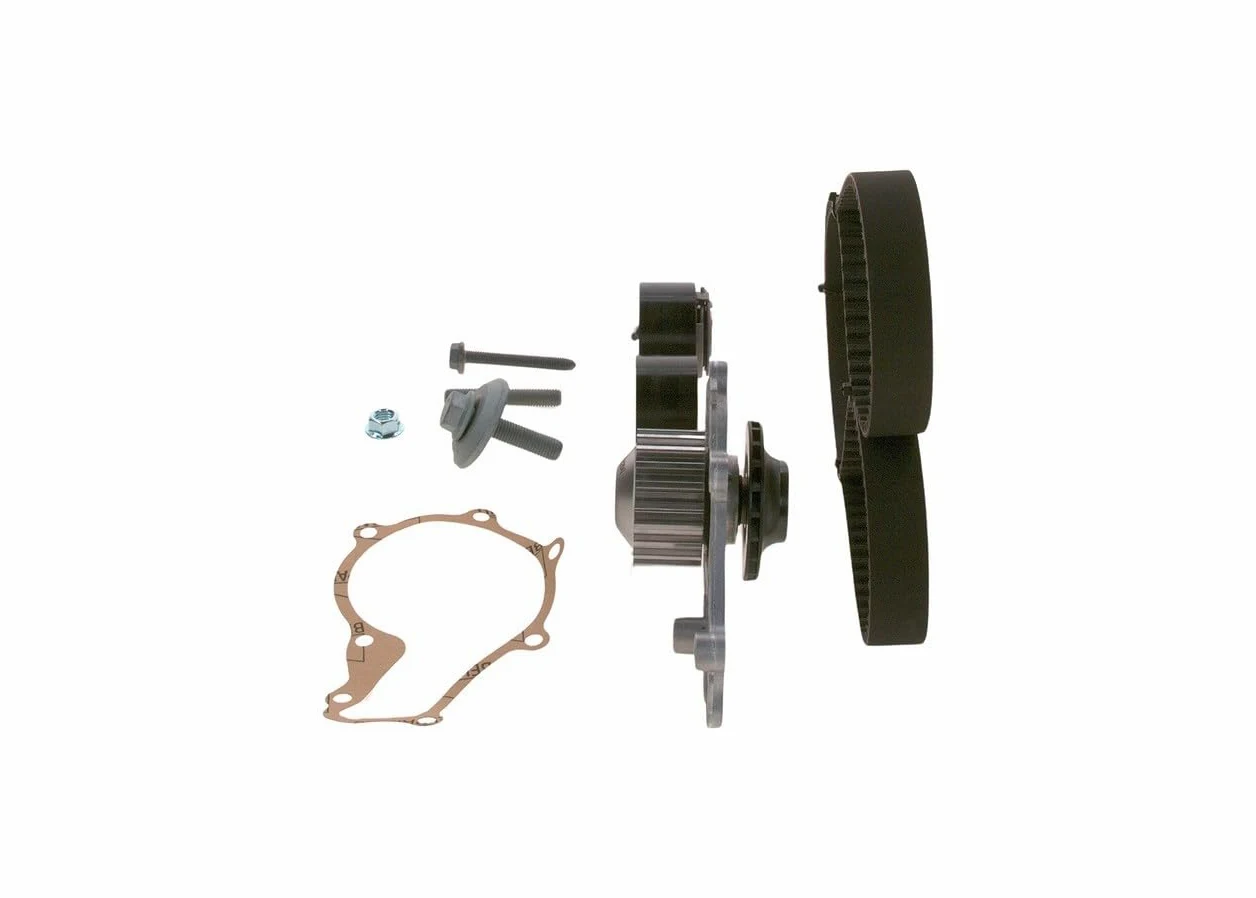 BOSCH Wasserpumpe + Zahnriemensatz 1987946929 | Compatible con: CITROËN C1, C2, C3 I, C3 II, C3 Pluriel, monovolumen NEMO, furgoneta NEMO/sedán grande, XSARA