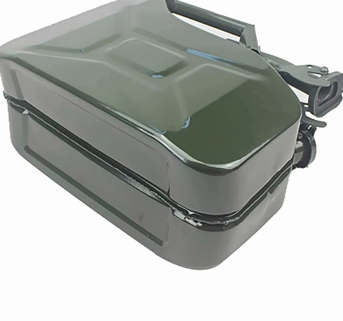 Bidón de gasolina de Metálico Recipientes gasoli Boquilla de vertido de bidón de coche con boquilla Flexible for tanque de combustible de 10L 20L, vertedor de lata de combustible de furgoneta de coche