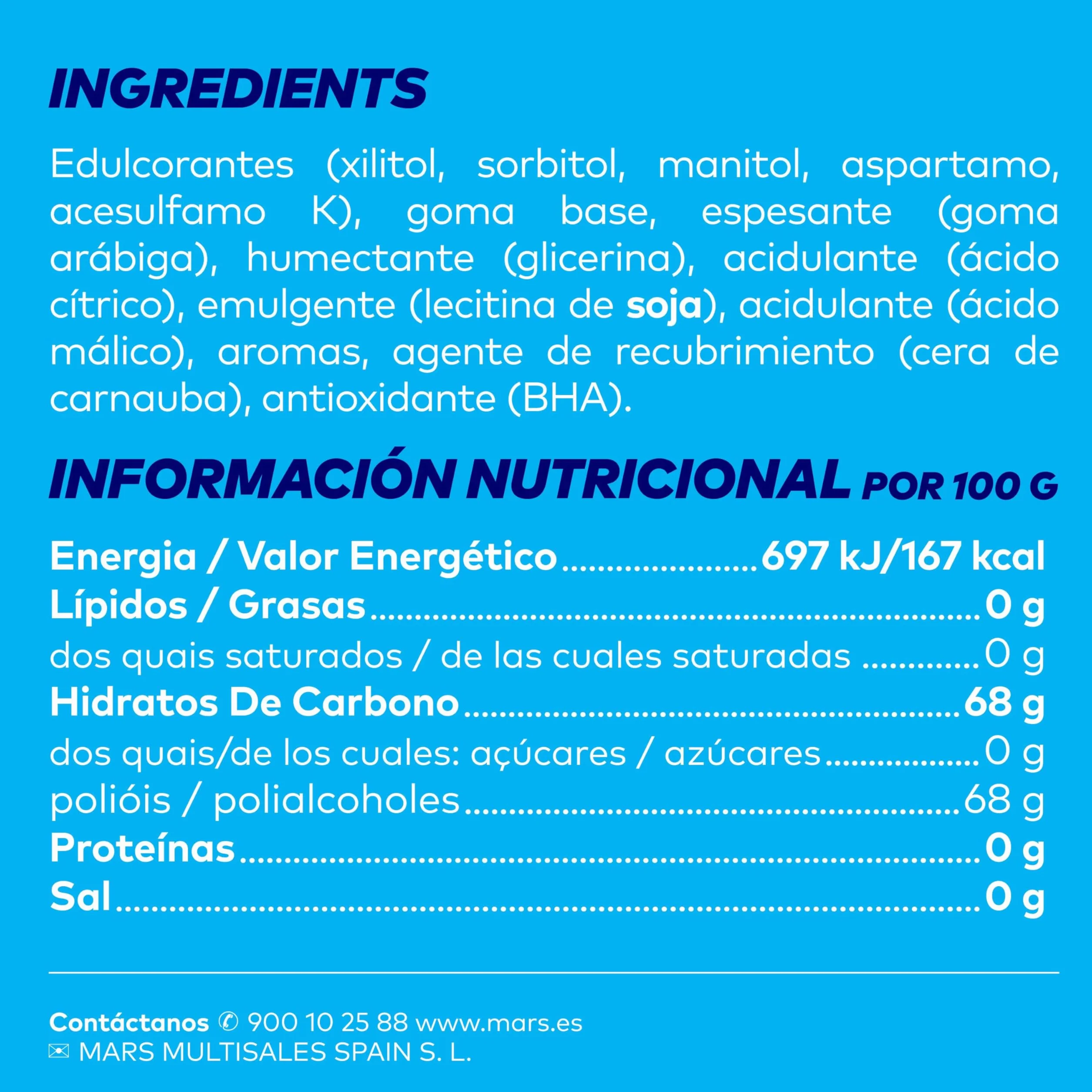 ORBIT Bote de Chicles Sin Azúcar Sabor Fresa Pack 6 Botes 46 Chicles Cada Uno