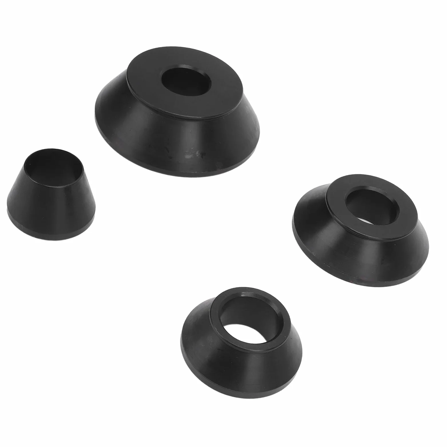 Conos Equilibradores de Ruedas, Kit de Conos de Metal para Caravana de Camión SUV con Eje de 38 Mm con Orificios para Cubo, Juego de de Equilibrio de Neumáticos Versátiles