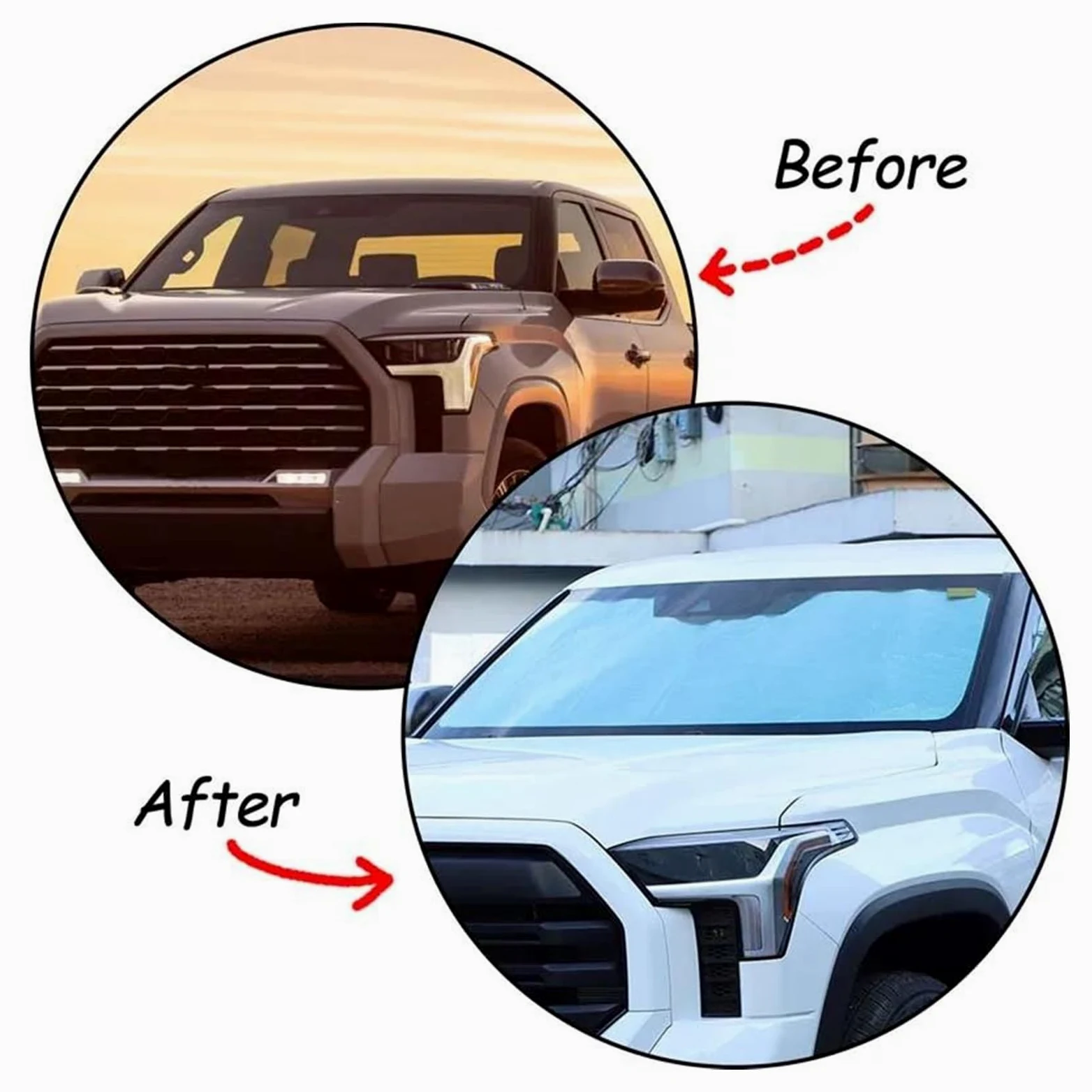 Parasol Coche Anti para Toyota para Tundra 2022 2023 Cubierta Parasol Parabrisas Delantero Parasol Protección UV Visera Cortina Cubierta Parasol Parabrisas Delantero Parasol Reflectante Coche