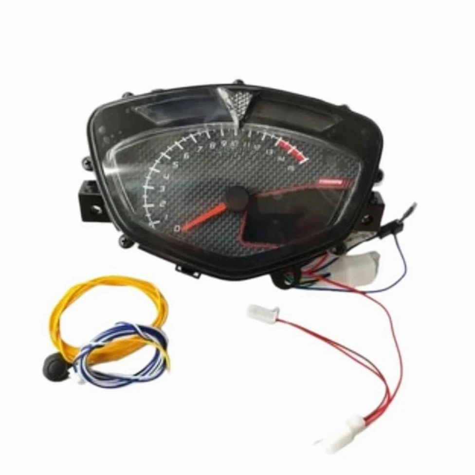 odómetro Velocímetro de motocicleta LCD RPM tacómetro medidor accesorios digitales para Lc135 V1 para Júpiter MX Uma