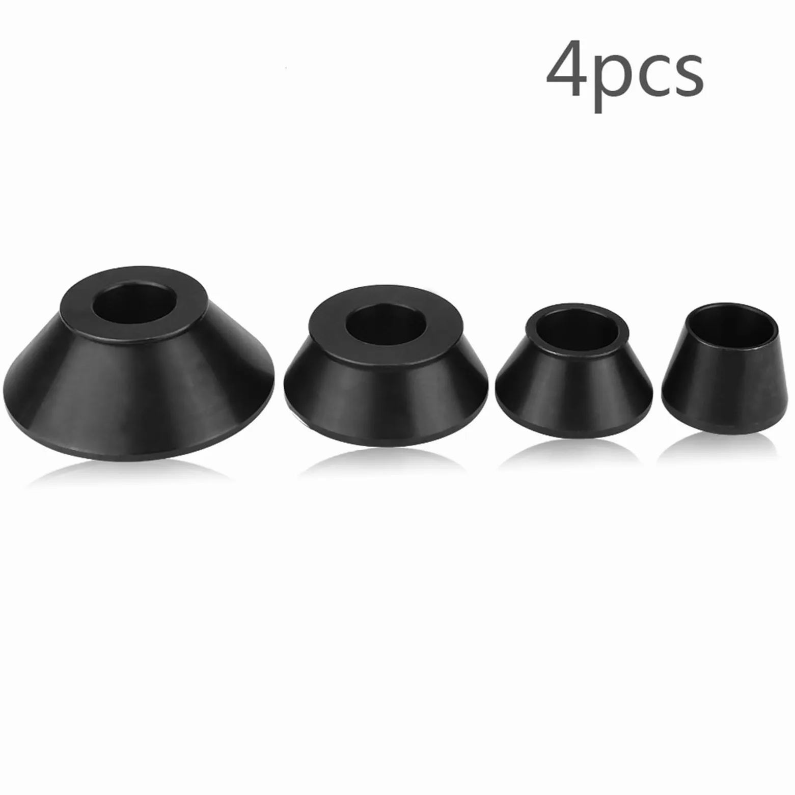 Conos Adaptadores de Equilibrador de Rueda Premium, Duraderos para Eje de 40mm, Aptos para Coche SUV con Orificios de Cubo de 1,77 "a 5,39", 4 Uds.