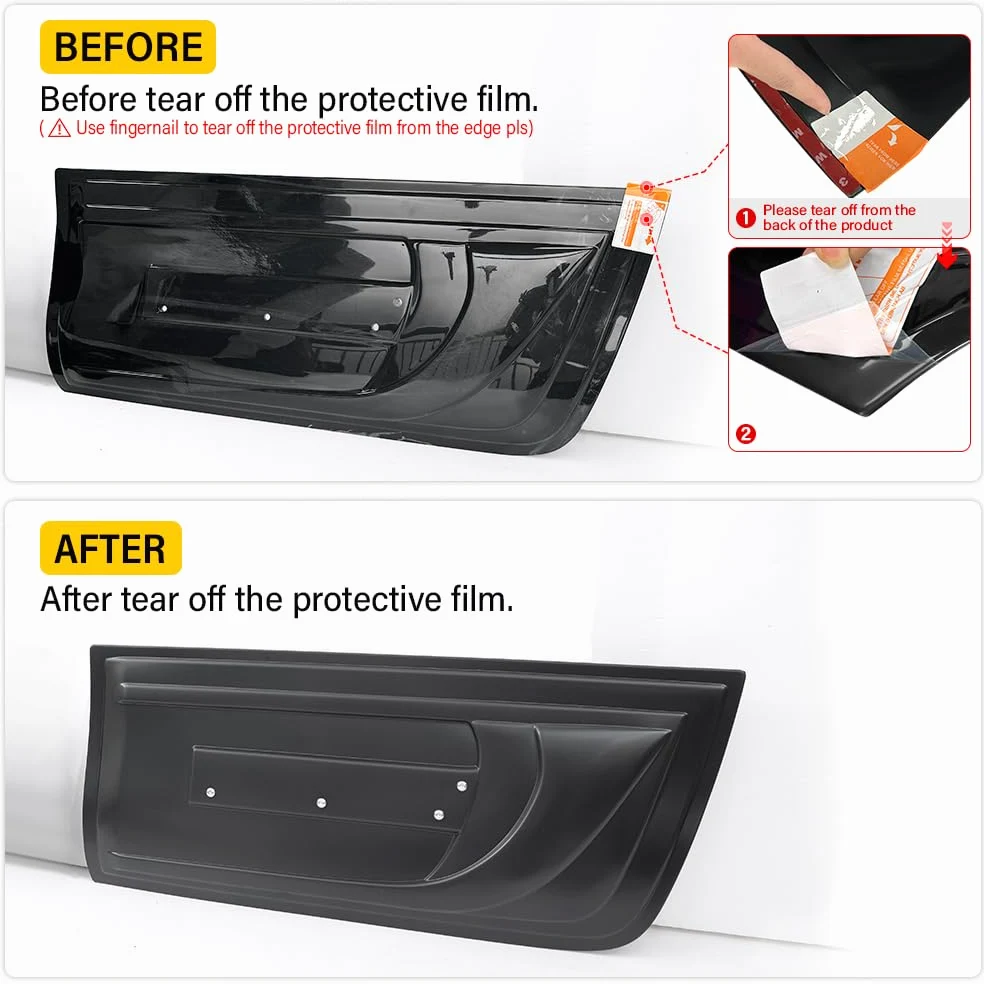 Panel Lateral para Toyota Hilux 2015-2024 Hilux AN110 AN120 AN130 Invincible X GR Sport Invincible 4 x 4 Paneles Laterales Negro Mate moldura de 4 Piezas