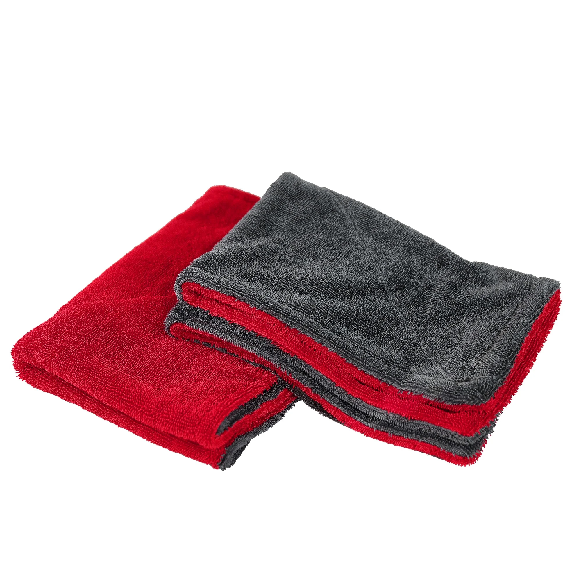 LIVOS Paquete de 2 toallas de secado de coche, toallas de microfibra de alta calidad para automóviles, 1000 g/m², diseño de bucle trenzado sin bordes, sin rayas, arañazos o manchas de agua, toalla de