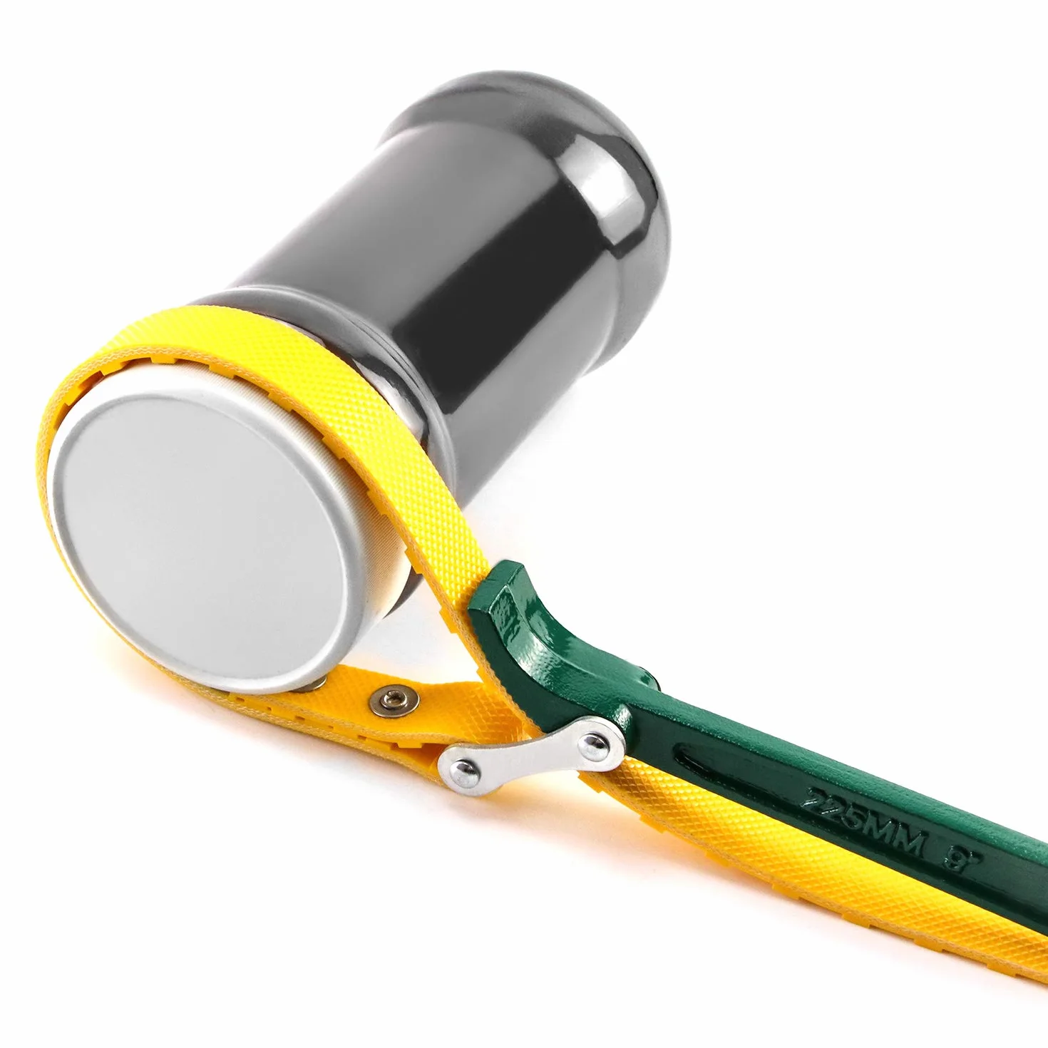 QWORK Llave de Correa de Goma para Filtro de Aceite, 9 Pulgadas Multiherramienta Llave
