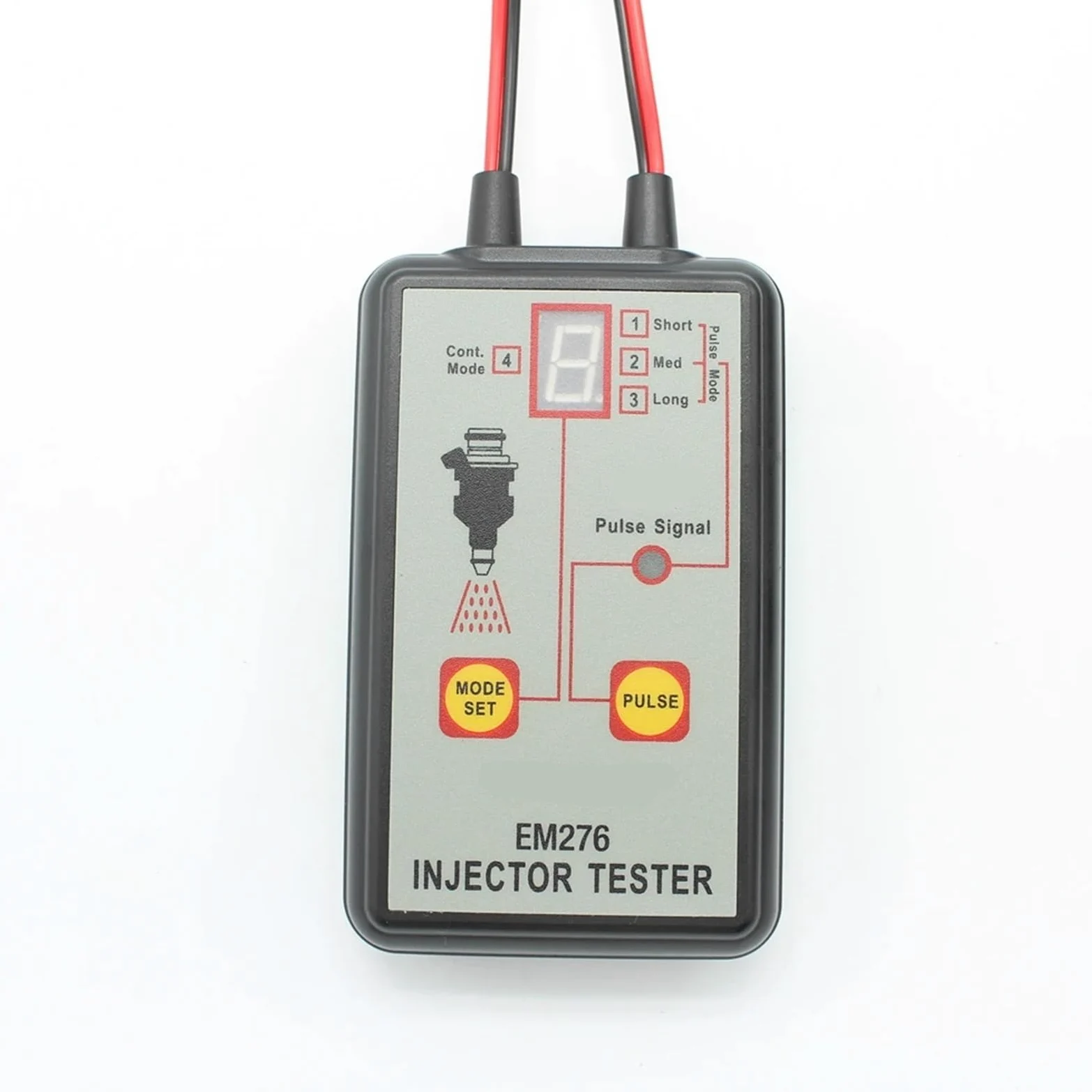 Probador de inyectores Profesional EM276, 12 V, 4 Modos de Prueba, Potente Herramienta de escaneo del de Combustible, comprobador de automóviles