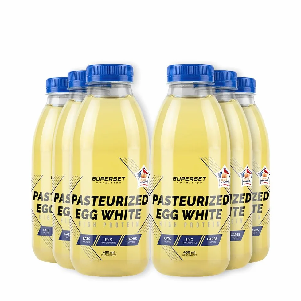 Superset Nutrition Claras De Huevo Pasteurizadas 6x480 Ml 54 g Proteínas Clara Líquida