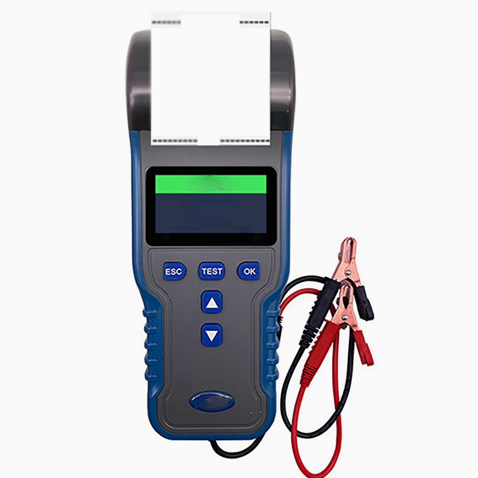 Comprobador de batería de Coche de 12 V/24 V con Impresora integrada. Analizador de batería para Coches, SUV, Barcos y Yates. Herramienta de diagnóstico de la duración