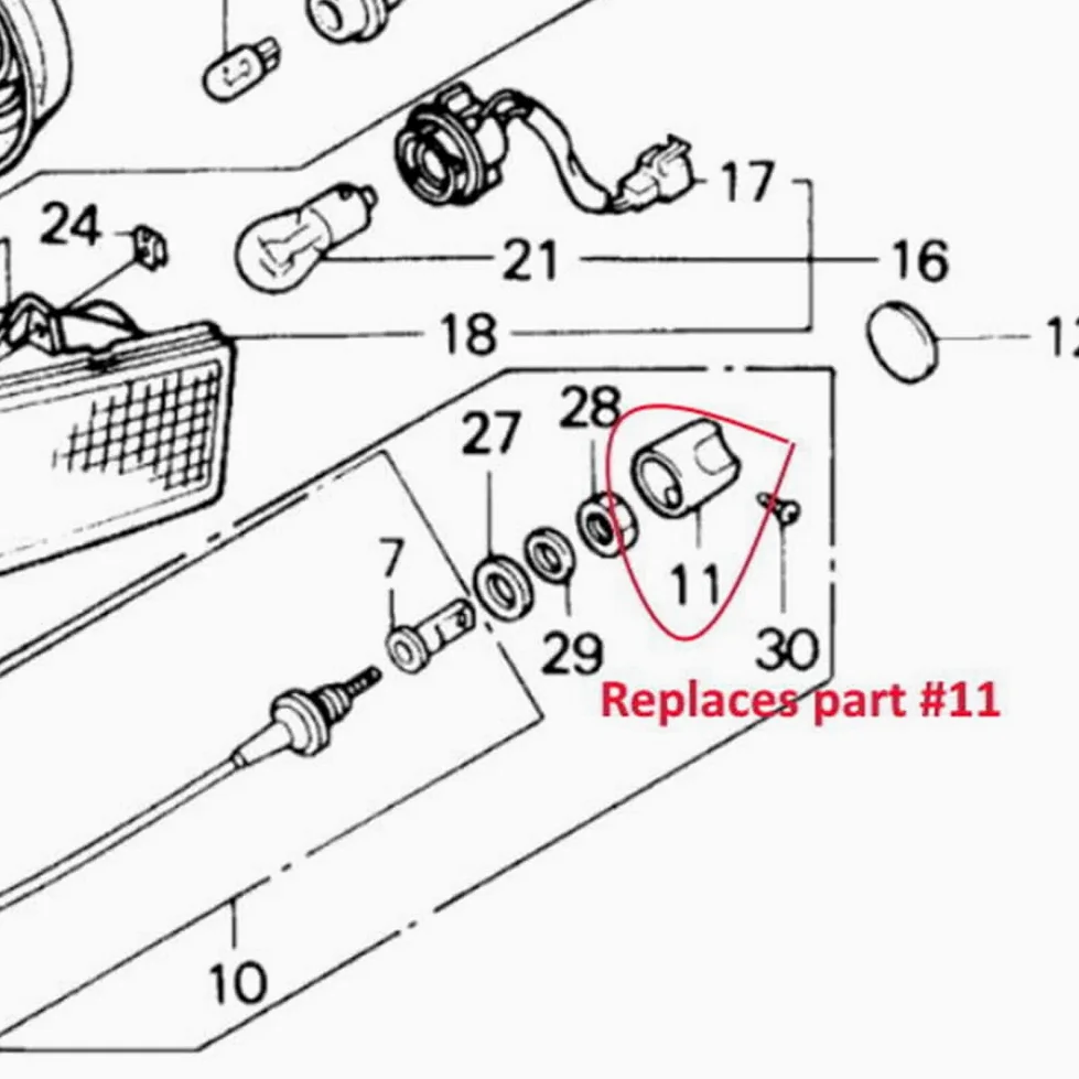 Perillas de ajuste de subida/bajada de faros cromados Cubierta de aluminio para motocicleta para GL1500 88-00