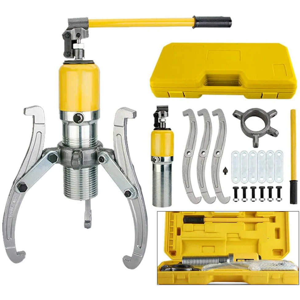 20T 350mm Extractor Arrancador hidráulico Extractor de cubo de rueda de velocidad Separador con 3 brazos Adecuado para extraer los cubos Las bridas Las ruedas dentadas Los rodamientos