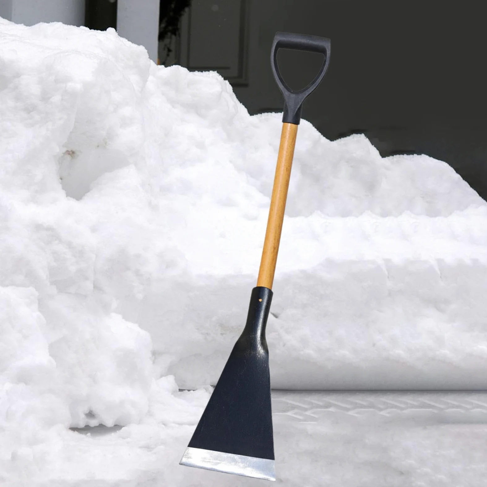 Herramienta para Raspar Hielo, de Hielo, Herramienta para Limpiar Jardines, Removedor de Nieve para Construcción con Cemento.