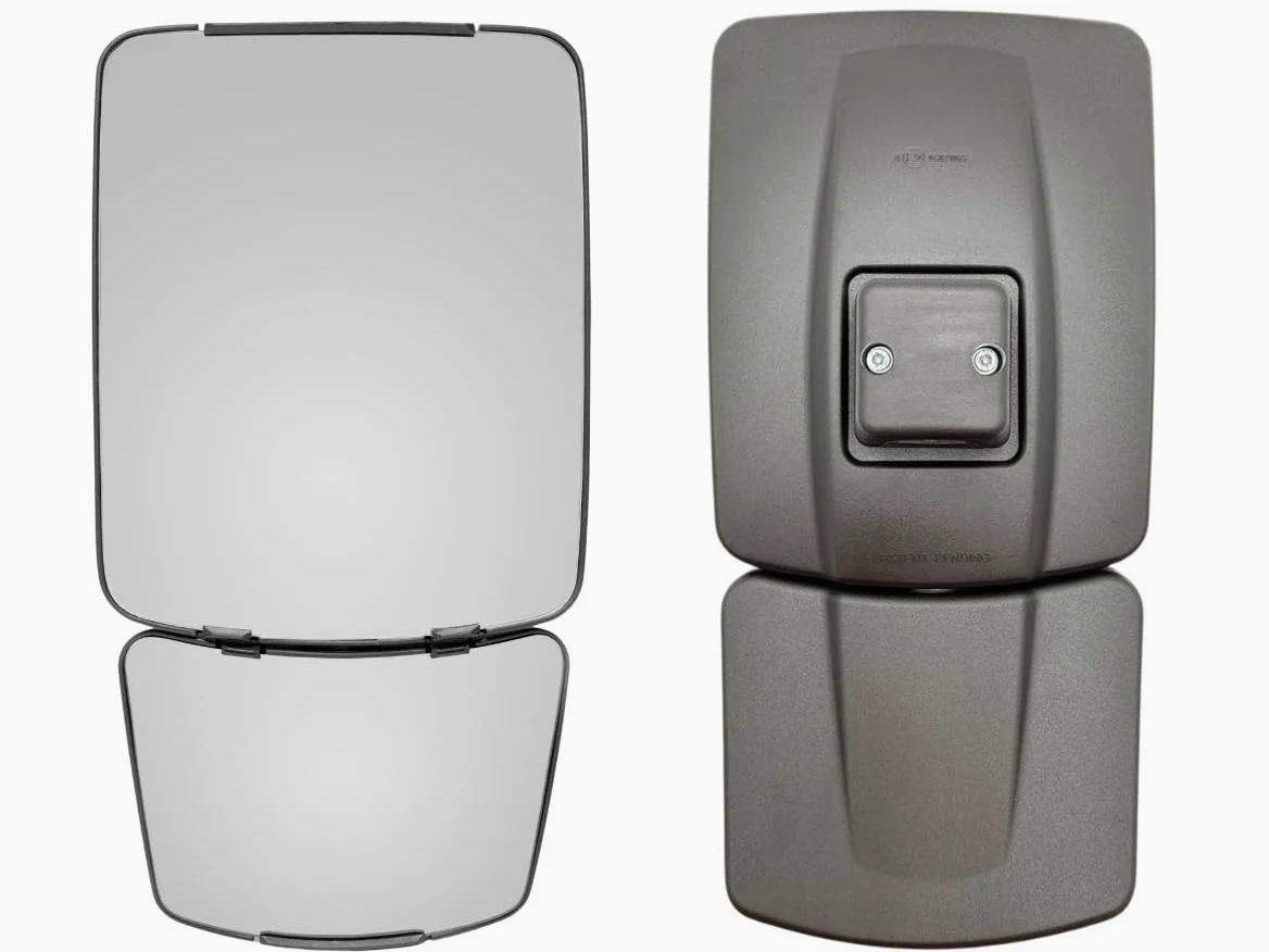 Espejo retrovisor convexo ACV0805960 G304810150020 New Holland T4 T5 Case IH Farmall LUXXUM Steyr Compacto 435 x 223 mm