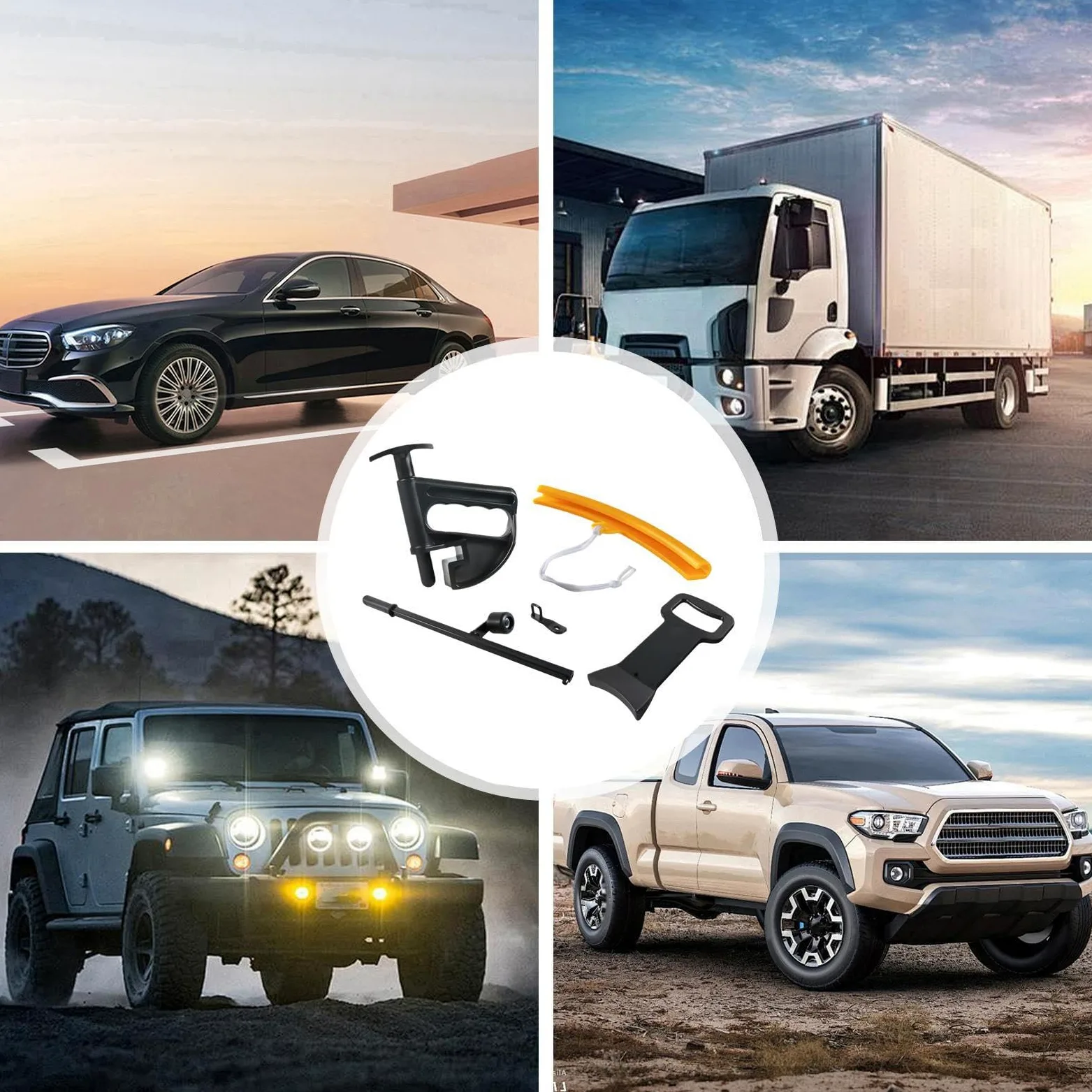 Herramientas para Cambio de Neumáticos Pinza Sujetadora Para Llantas | Rompedor De Talón Para Neumáticos Para Camión, SUV, Motocicleta, Instalación, Taller De Reparación, Garaje,