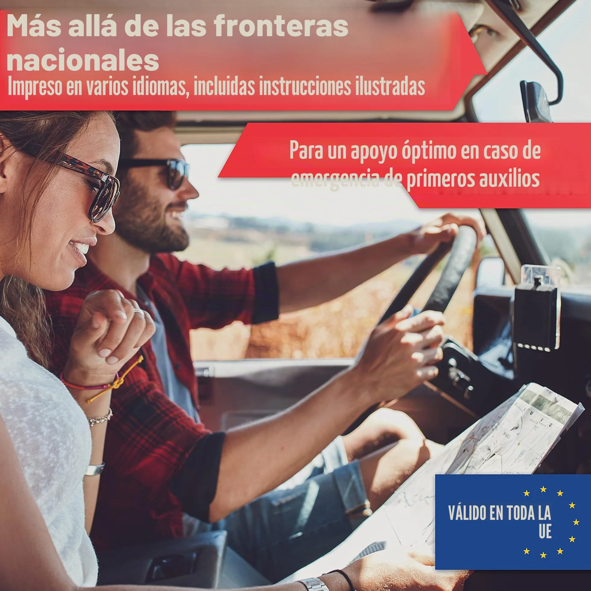 HELDENWERK Botiquín primeros auxilios coche DIN 13164:2022