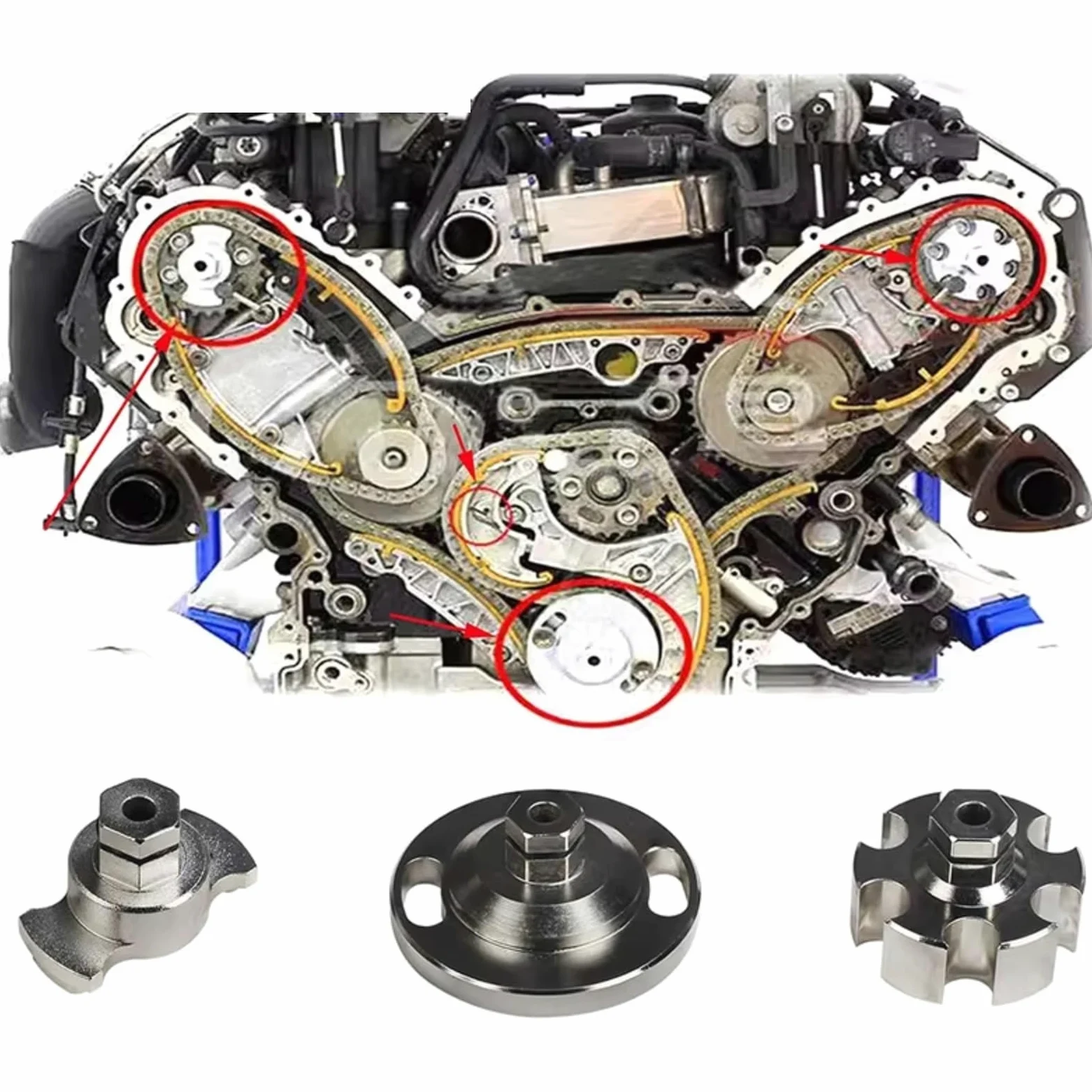 Herramientas De Bloqueo Para Vw Para Phaeton 2006-2024 2025 2026 Sincronización Del Motor Diésel Del Coche Conjunto De Herramientas