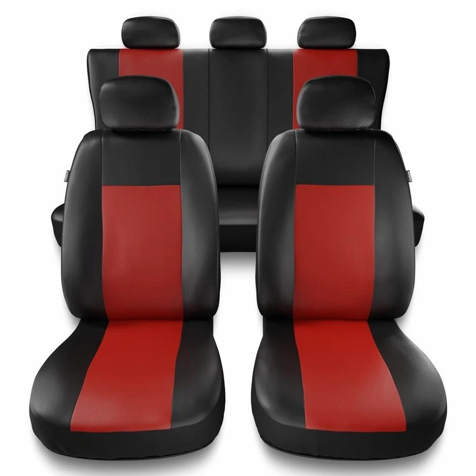 Mossa Fundas Asientos Coche aptas para Citroen C4 I II (2004-2017) CM-RD | Coupé, Hatchback, Berlina