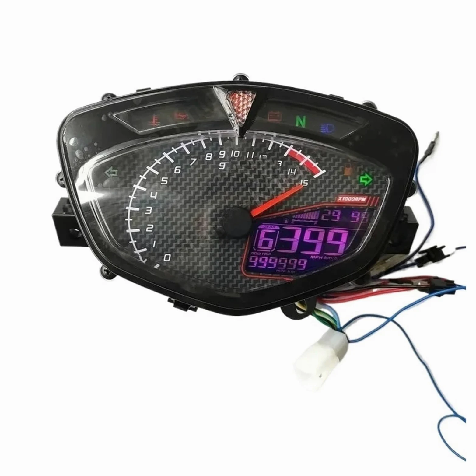 Tacómetro Digital para Motocicleta, Odómetro Y Velocímetro para Ya&maha 135 LC V1/Jupiter MX Sniper, Medidor UMA Velocímetro Tacómetro