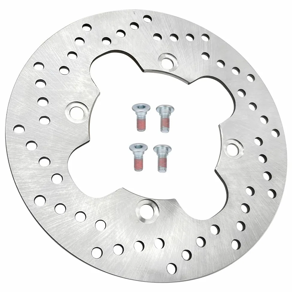 Disco de freno trasero con espárrago compatible con Honda TRX400EX Sportrax 1999-2008 TRX400X 2009 2012-2014 43251-HN1-003 90105-MK5-000
