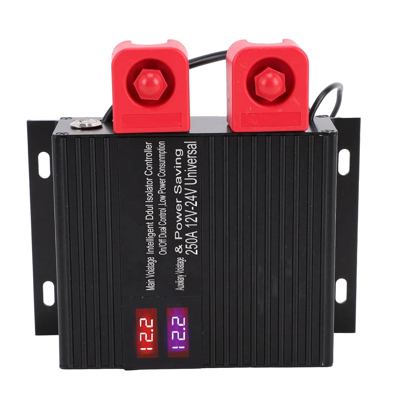 Aislador Inteligente de Doble Batería, Potente relé para Barco, Coche, RV, UTV, Voltaje Universal, Aleación de Aluminio de 12V y 24V (250A)