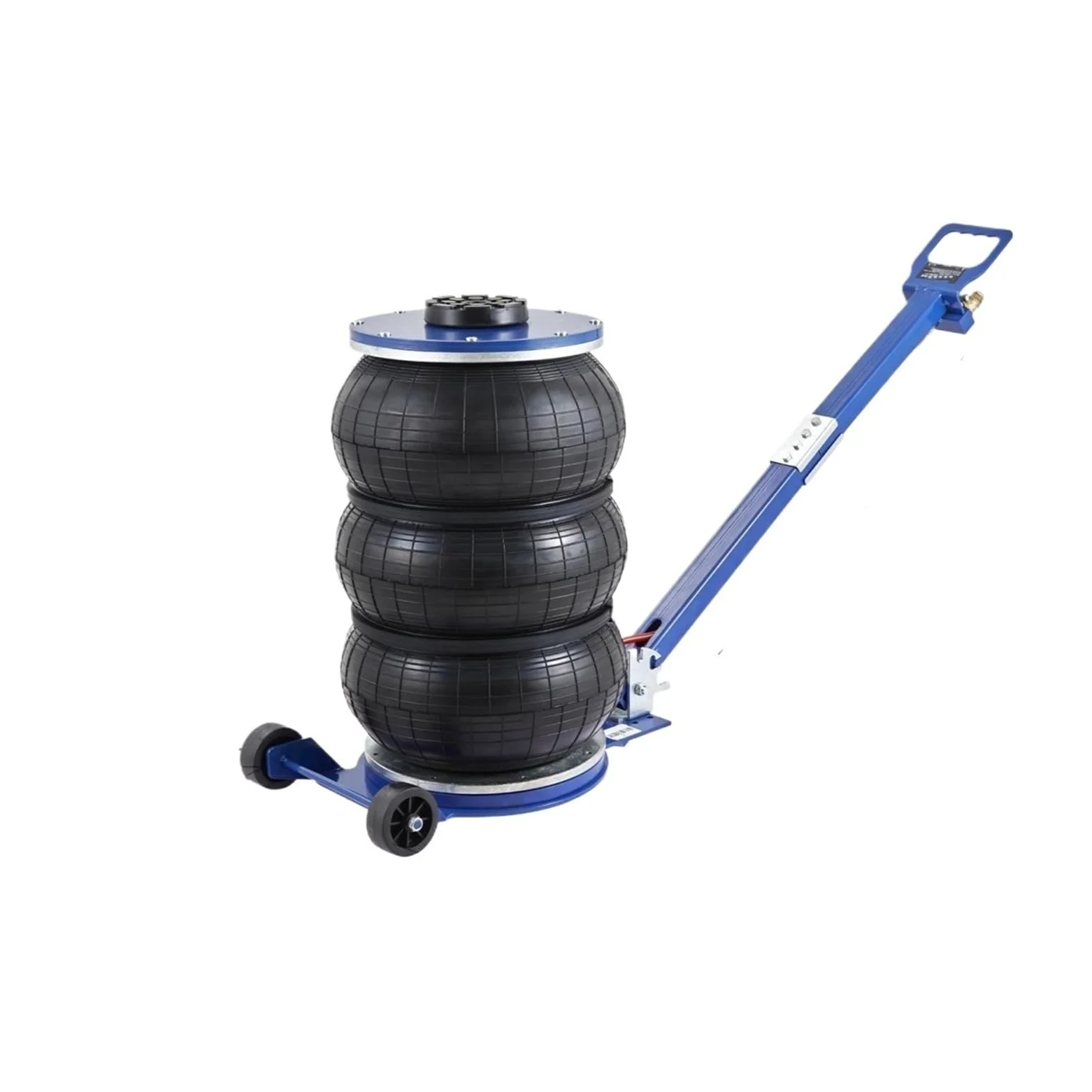 Gatos para coches Gato neumático de 3 toneladas/5 toneladas, Gato de aire de bolsa Triple, elevación rápida, gatos de reparación de automóviles de alta resistencia caballete coche(3T Non adjustable W)